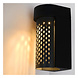 Lucide KIRAN - Wandlamp Buiten - LED - 1x10W 2700K - IP65 - Zwart Lucide KIRAN - Wandlamp Buiten - LED - 1x10W 2700K - IP65 - Zwart