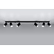 Sollux Spot Ring 6 lichts L 120 cm zwart Sollux Spot Ring 6 lichts L 120 cm zwart