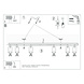 Sollux Spot Ring 6 lichts L 120 cm zwart Sollux Spot Ring 6 lichts L 120 cm zwart