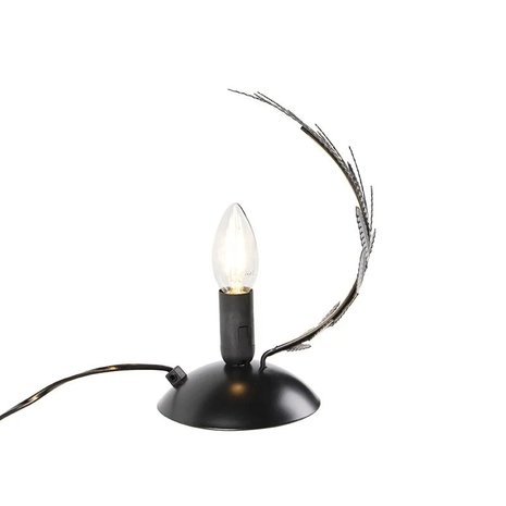 Ylumen Tafellamp Palm 1 blad H 24 cm zwart Ylumen Tafellamp Palm 1 blad H 24 cm zwart