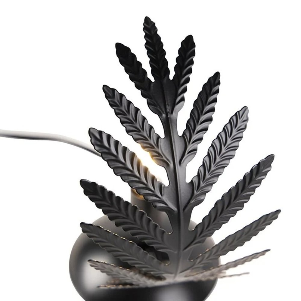 Ylumen Tafellamp Palm 1 blad H 24 cm zwart Ylumen Tafellamp Palm 1 blad H 24 cm zwart