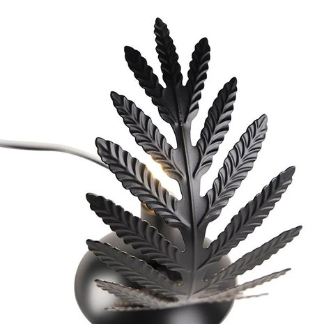 Ylumen Tafellamp Palm 1 blad H 24 cm zwart Ylumen Tafellamp Palm 1 blad H 24 cm zwart