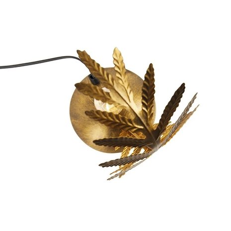 Ylumen Tafellamp Palm 1 blad H 24 cm goud bruin Ylumen Tafellamp Palm 1 blad H 24 cm goud bruin