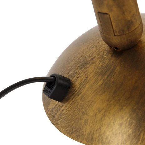 Ylumen Tafellamp Palm 1 blad H 24 cm goud bruin Ylumen Tafellamp Palm 1 blad H 24 cm goud bruin