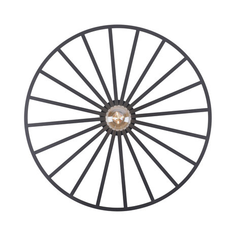 Paul Neuhaus Plafondlamp Isabella Ø 50 cm zwart