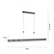Paul Neuhaus Hanglamp e-Slide L 120-200 cm donker grijs Paul Neuhaus Hanglamp e-Slide L 120-200 cm donker grijs