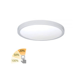 Highlight Plafondlamp Piatto Ø 23,5 cm 3 step DIM wit Highlight Plafondlamp Piatto Ø 23,5 cm 3 step DIM wit