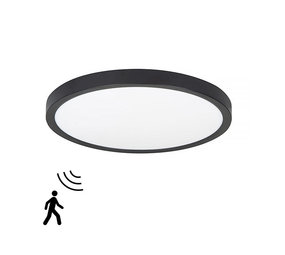 Highlight Plafondlamp Piatto Ø 30,5 cm Sensor zwart Highlight Plafondlamp Piatto Ø 30,5 cm Sensor zwart