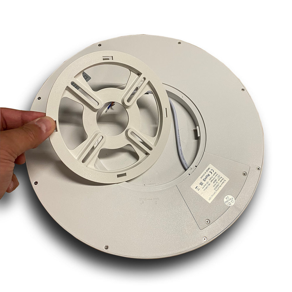 Highlight Plafondlamp Piatto Ø 23,5 cm 3 step DIM wit