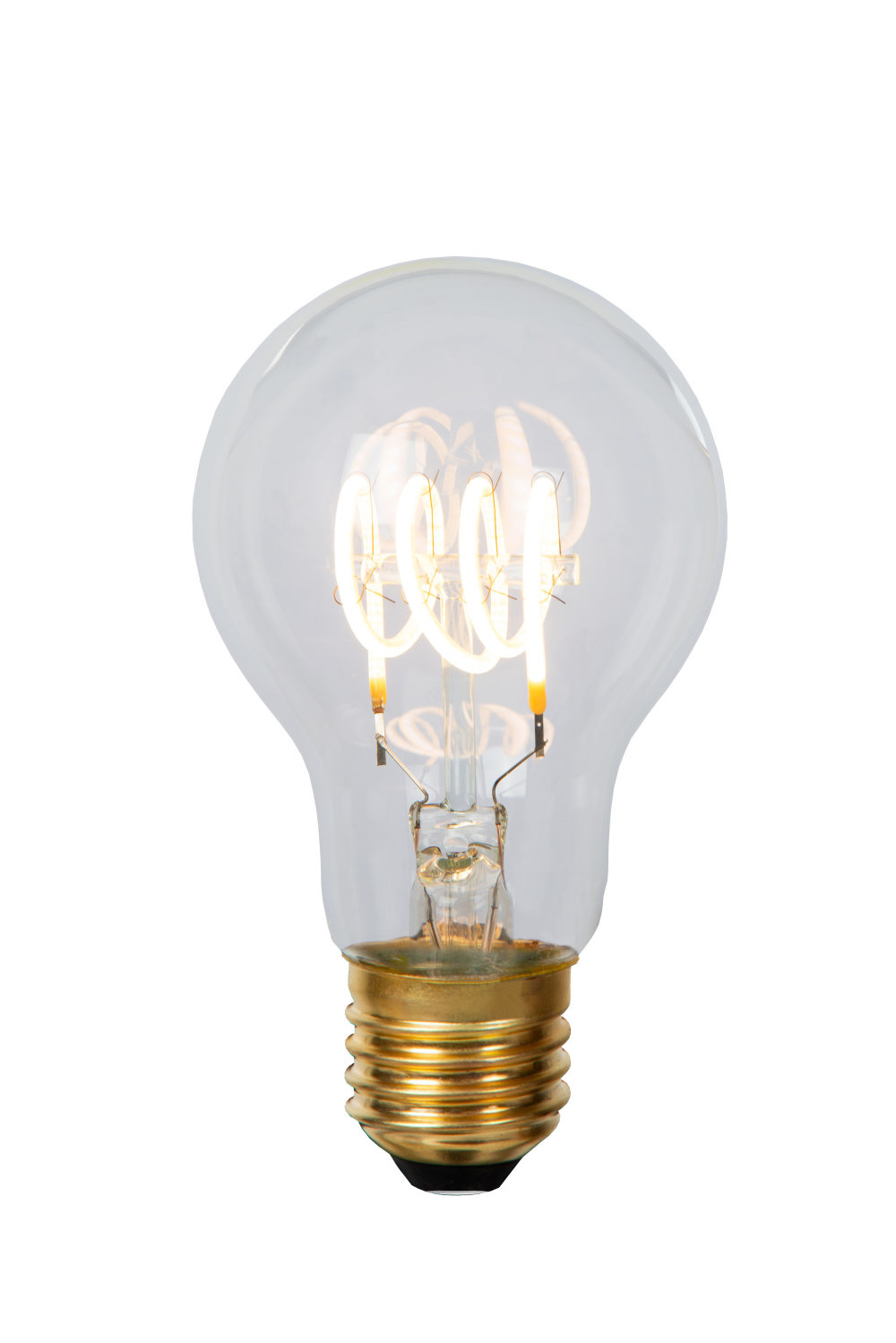 Lucide A60 Filament lamp Ø 6 cm LED Dimb. E27 1x5W 2700K Transparant