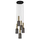 Lucide CORALIE - Hanglamp - Ø 30 cm - 5xE27 - Mat Goud / Messing Lucide CORALIE - Hanglamp - Ø 30 cm - 5xE27 - Mat Goud / Messing