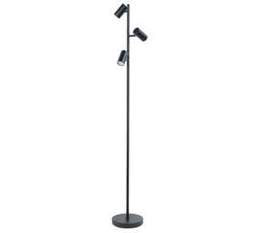 Highlight Vloerlamp Burgos 3 lichts H 160 cm zwart Highlight Vloerlamp Burgos 3 lichts H 160 cm zwart