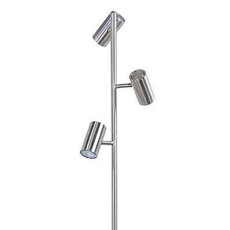 Highlight Vloerlamp Burgos 3 lichts H 160 cm mat chroom