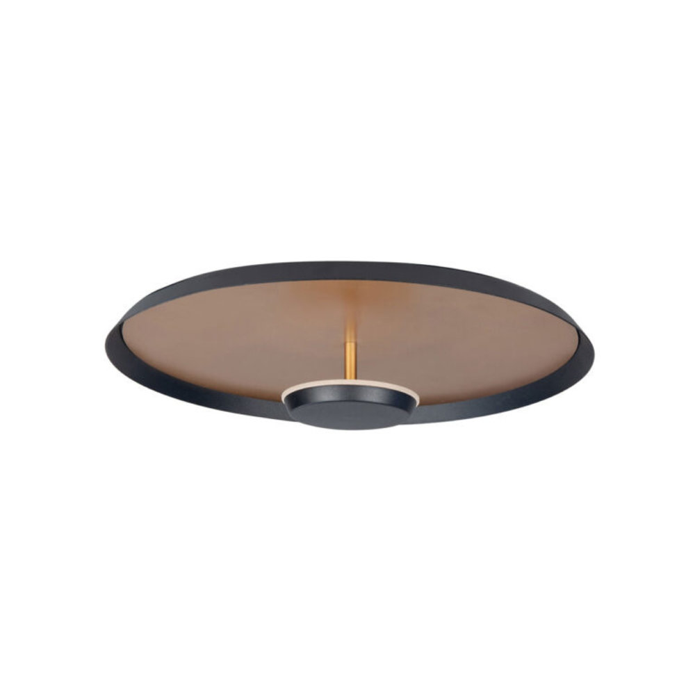 Highlight Plafondlamp Oro Ø 25,5 cm mat goud-zwart Highlight Plafondlamp Oro Ø 25,5 cm mat goud-zwart