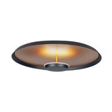 Highlight Plafondlamp Oro Ø 35,5 cm mat goud-zwart Highlight Plafondlamp Oro Ø 35,5 cm mat goud-zwart