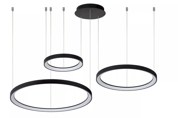 Lucide VIDAL - Hanglamp - Ø 78 cm - LED Dimb. - 1x120W 2700K - Zwart Lucide VIDAL - Hanglamp - Ø 78 cm - LED Dimb. - 1x120W 2700K - Zwart