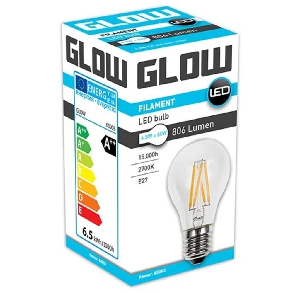 Ylumen LED E27 lamp 60-6.5 Watt filament