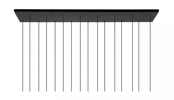 Lucide TEARS - Hanglamp - LED Dimb. - G4 - 16x1,5W 3000K - Zwart Lucide TEARS - Hanglamp - LED Dimb. - G4 - 16x1,5W 3000K - Zwart