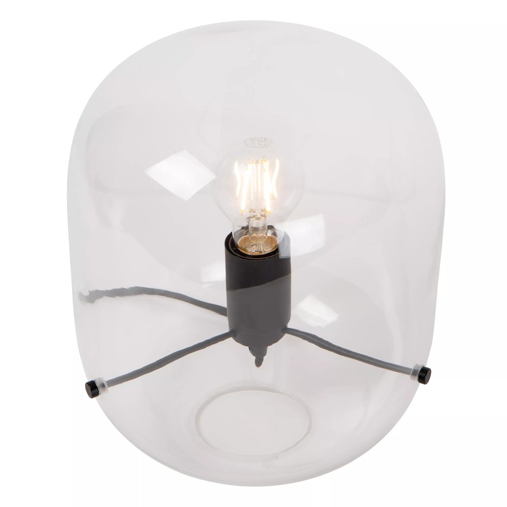 Lucide VITRO - Tafellamp - Ø 24 cm - 1xE27 - Transparant
