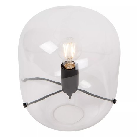 Lucide VITRO - Tafellamp - Ø 24 cm - 1xE27 - Transparant