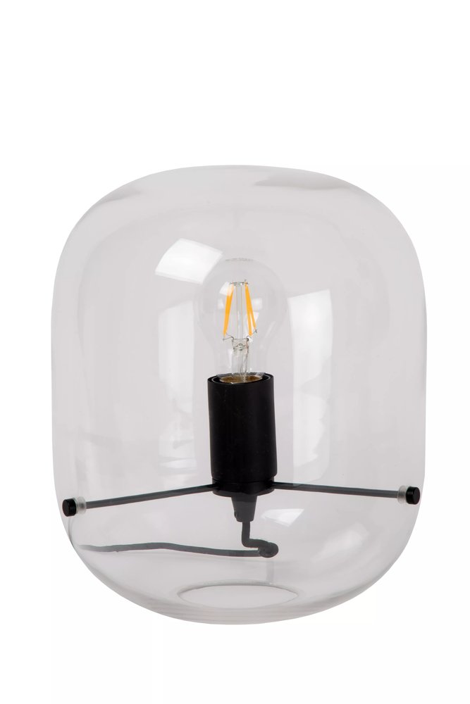 Lucide VITRO - Tafellamp - Ø 24 cm - 1xE27 - Transparant