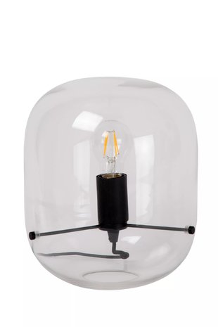 Lucide VITRO - Tafellamp - Ø 24 cm - 1xE27 - Transparant