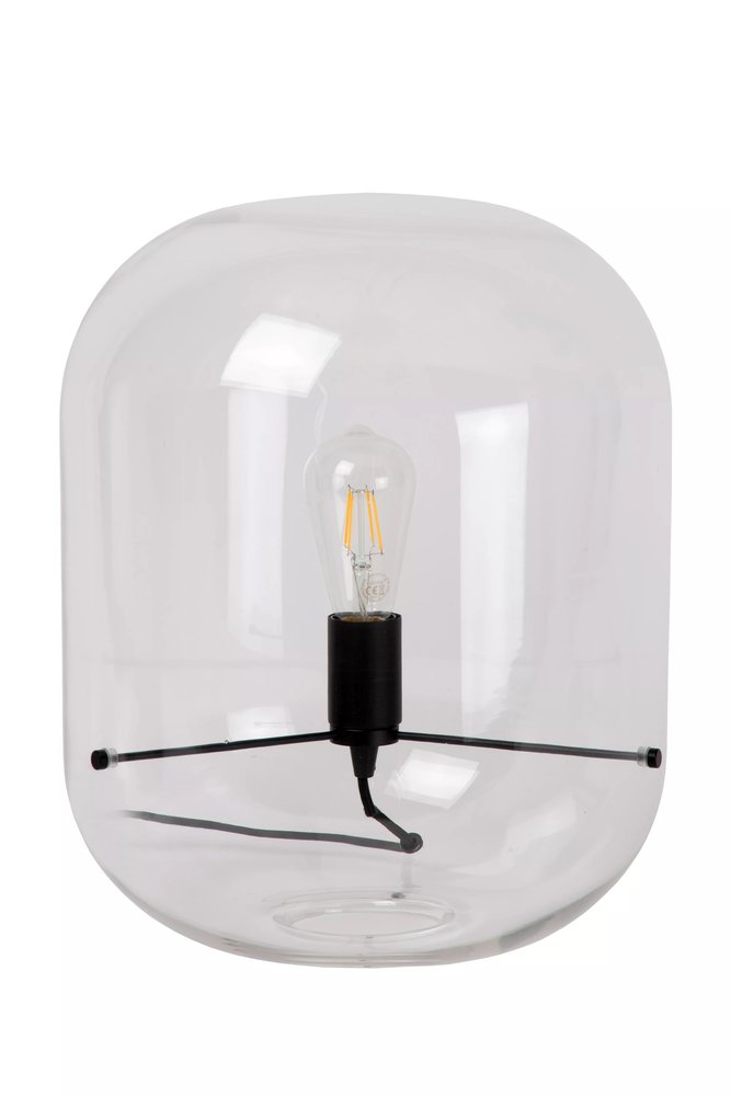 Lucide VITRO - Tafellamp - Ø 35 cm - 1xE27 - Transparant Lucide VITRO - Tafellamp - Ø 35 cm - 1xE27 - Transparant