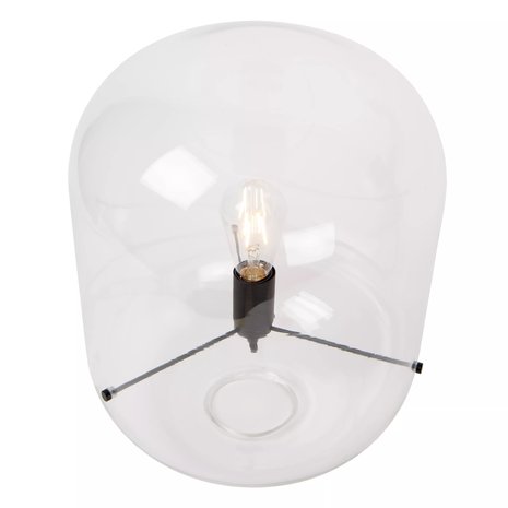 Lucide VITRO - Tafellamp - Ø 35 cm - 1xE27 - Transparant Lucide VITRO - Tafellamp - Ø 35 cm - 1xE27 - Transparant
