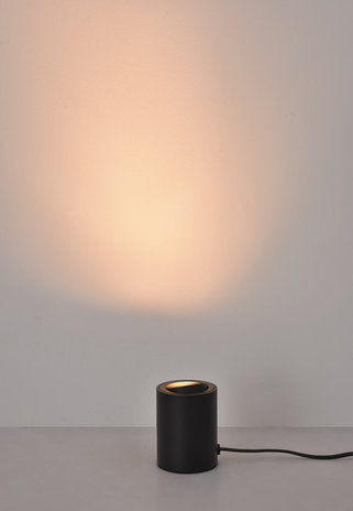 Ylumen Tafellamp Fury rond Ø 8 cm zwart Ylumen Tafellamp Fury rond Ø 8 cm zwart