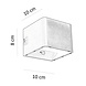 Ylumen Wandlamp Recharge 10x10 cm oplaadbaar wit Ylumen Wandlamp Recharge 10x10 cm oplaadbaar wit