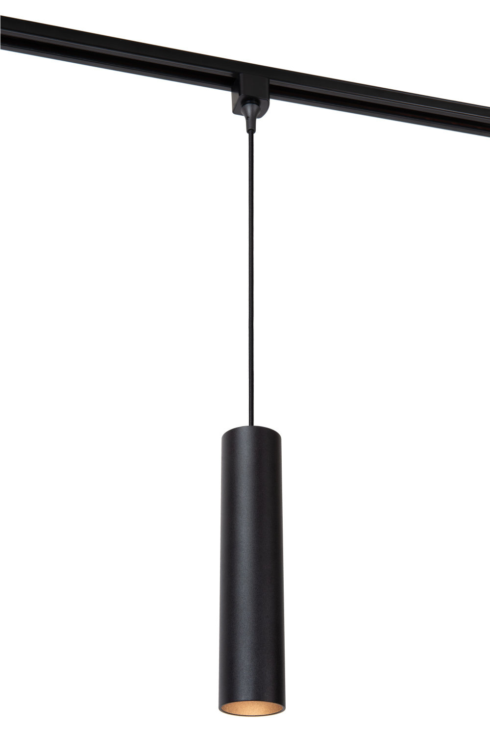 Lucide TRACK FLORIS Hanglamp - 1-fase Railsysteem / Railverlichting - 1xGU10 - Zwart