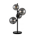 Tafellamp Calcio 4 lichts H 60 cm excl. 4x G9 LED rook glas zwart Tafellamp Calcio 4 lichts H 60 cm excl. 4x G9 LED rook glas zwart