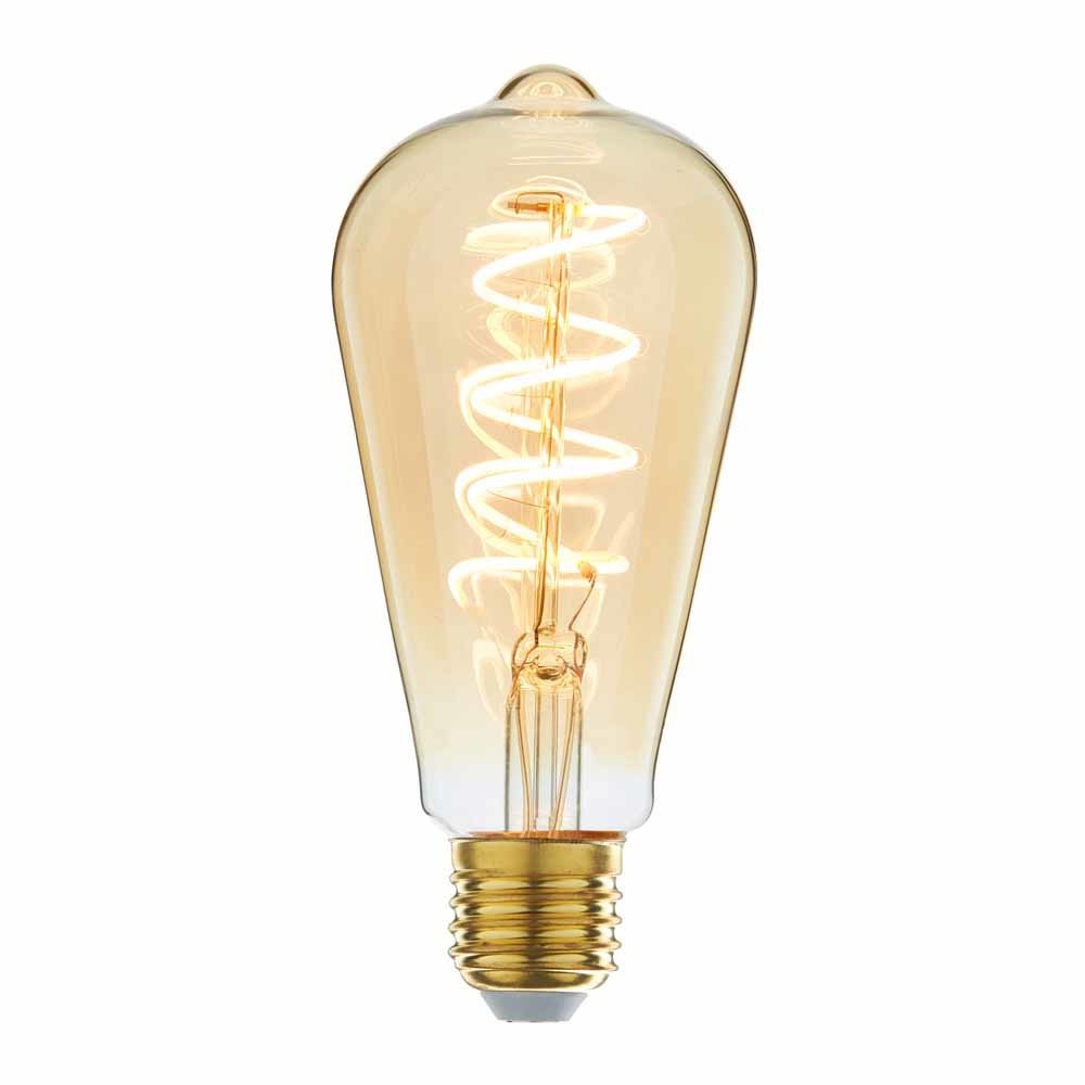 Highlight Lamp LED ST64 9W 650LM 2200K Dimbaar Amber Highlight Lamp LED ST64 9W 650LM 2200K Dimbaar Amber