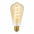 Lamp LED ST64 9W 650LM 2200K Dimbaar Amber Lamp LED ST64 9W 650LM 2200K Dimbaar Amber