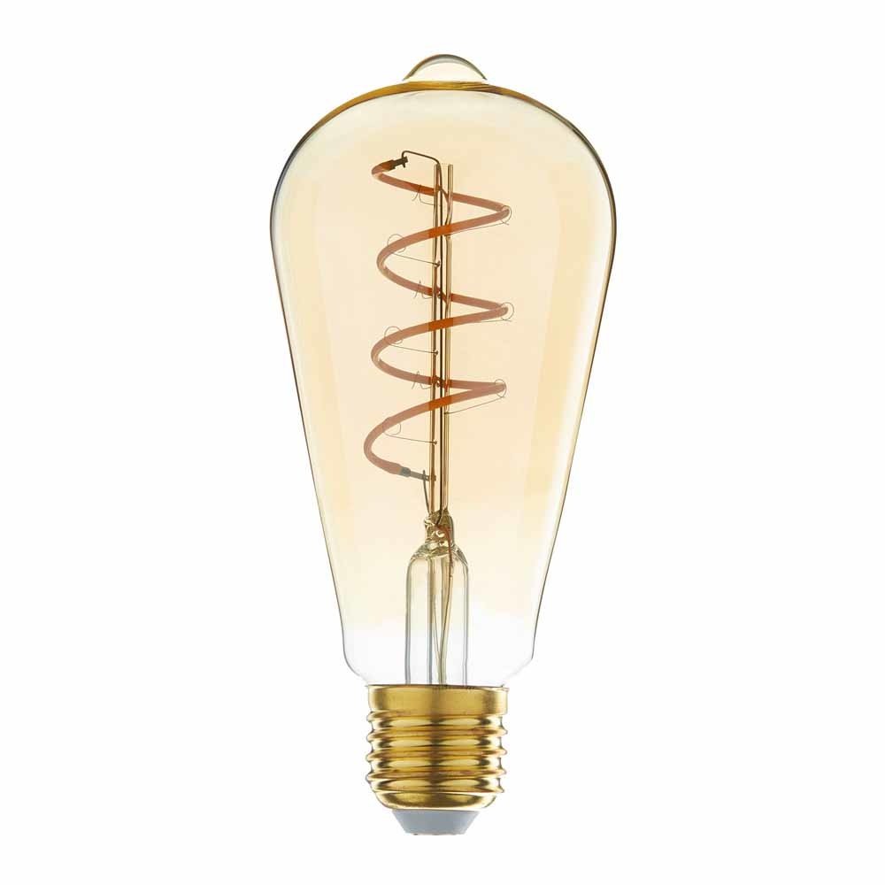 Highlight Lamp LED ST64 9W 650LM 2200K Dimbaar Amber Highlight Lamp LED ST64 9W 650LM 2200K Dimbaar Amber
