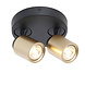 Freelight Spot Razza 2 lichts Ø 17 cm GU10 zwart goud Freelight Spot Razza 2 lichts Ø 17 cm GU10 zwart goud