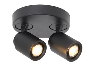 Freelight Spot Razza 2 lichts Ø 17 cm GU10 zwart Freelight Spot Razza 2 lichts Ø 17 cm GU10 zwart