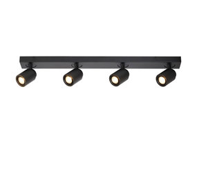 Freelight Spot Razza 4 lichts L 76 cm  GU10 zwart