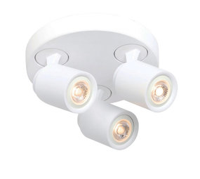 Freelight Spot Razza 3 lichts Ø 21 cm GU10 wit Freelight Spot Razza 3 lichts Ø 21 cm GU10 wit