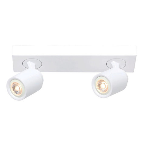 Freelight Spot Razza 2 lichts L 32 cm  GU10 wit Freelight Spot Razza 2 lichts L 32 cm  GU10 wit