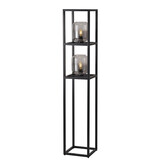 Freelight Vloerlamp Dentro H 157 cm rook glas zwart Freelight Vloerlamp Dentro H 157 cm rook glas zwart