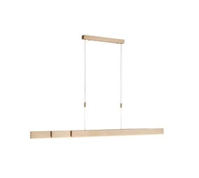 Neuhaus PURE Hanglamp e-Slide L 120-200 cm mat goud Neuhaus PURE Hanglamp e-Slide L 120-200 cm mat goud