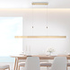Paul Neuhaus Hanglamp e-Slide L 120-200 cm mat goud Paul Neuhaus Hanglamp e-Slide L 120-200 cm mat goud