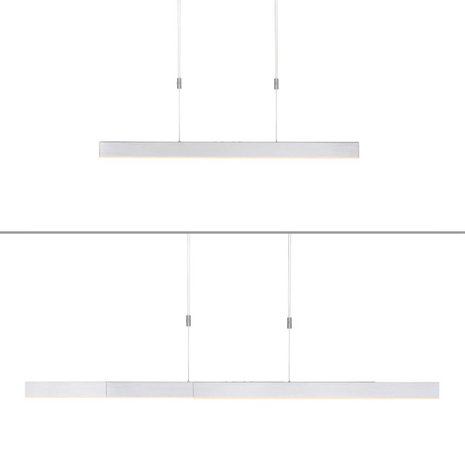 Neuhaus PURE Hanglamp e-Slide L 120-200 cm mat chroom