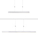 Paul Neuhaus Hanglamp e-Slide L 120-200 cm mat chroom Paul Neuhaus Hanglamp e-Slide L 120-200 cm mat chroom