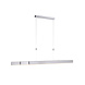 Paul Neuhaus Hanglamp e-Slide L 120-200 cm mat chroom Paul Neuhaus Hanglamp e-Slide L 120-200 cm mat chroom