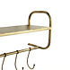 HSM Collection Kapstok Antique gold B 65 cm goud HSM Collection Kapstok Antique gold B 65 cm goud