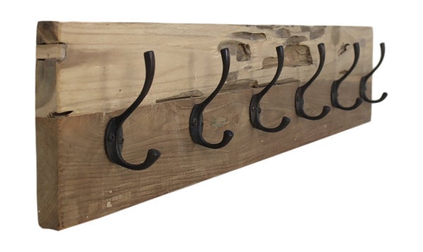 HSM Collection Kapstok Railwood B 90 cm naturel HSM Collection Kapstok Railwood B 90 cm naturel