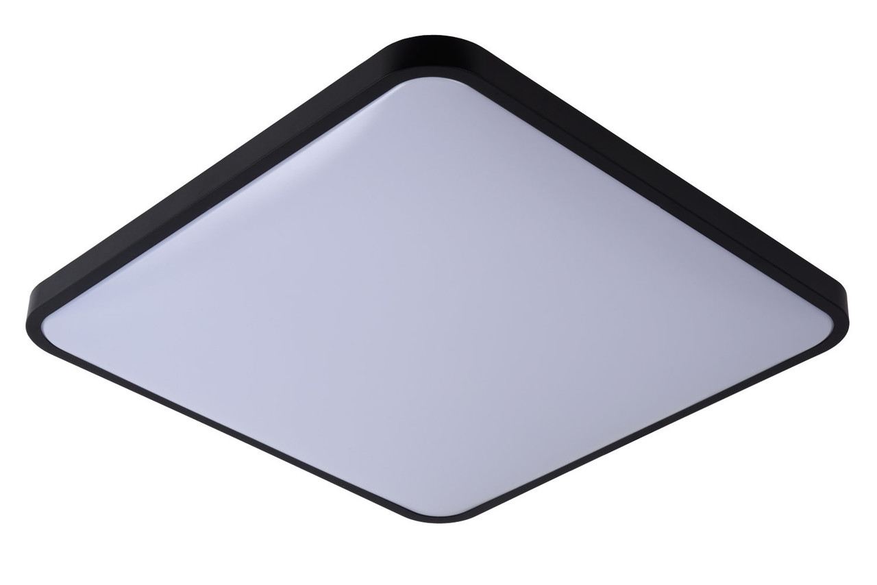 Lucide POLARIS - Plafonnière - LED Dim to warm - 1x50W 2700K/4000K - Zwart Lucide POLARIS - Plafonnière - LED Dim to warm - 1x50W 2700K/4000K - Zwart