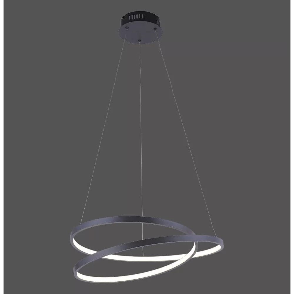 Paul Neuhaus Hanglamp Rowan Ø 55 cm zwart Paul Neuhaus Hanglamp Rowan Ø 55 cm zwart